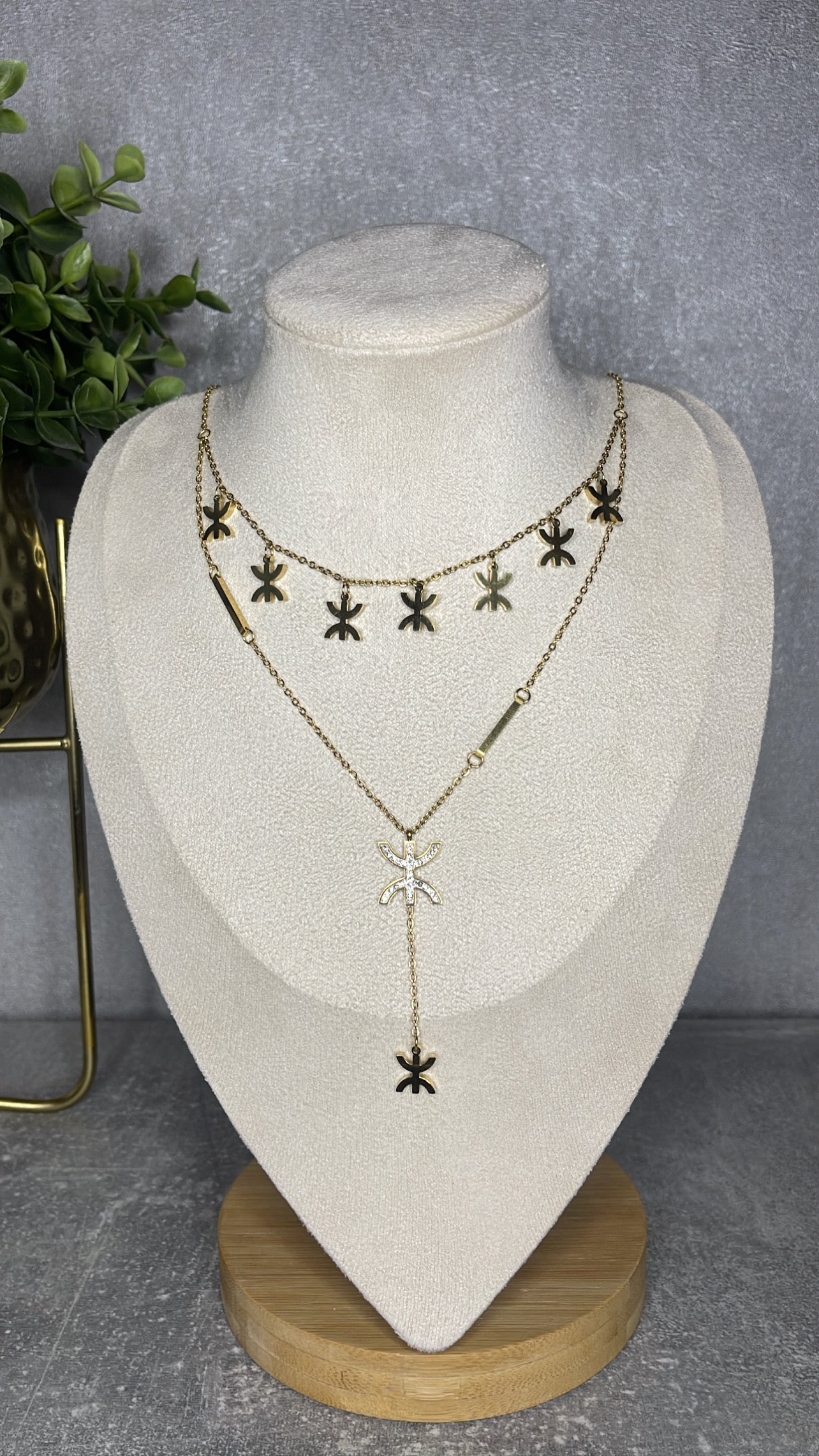 Collier double AMAZIGH